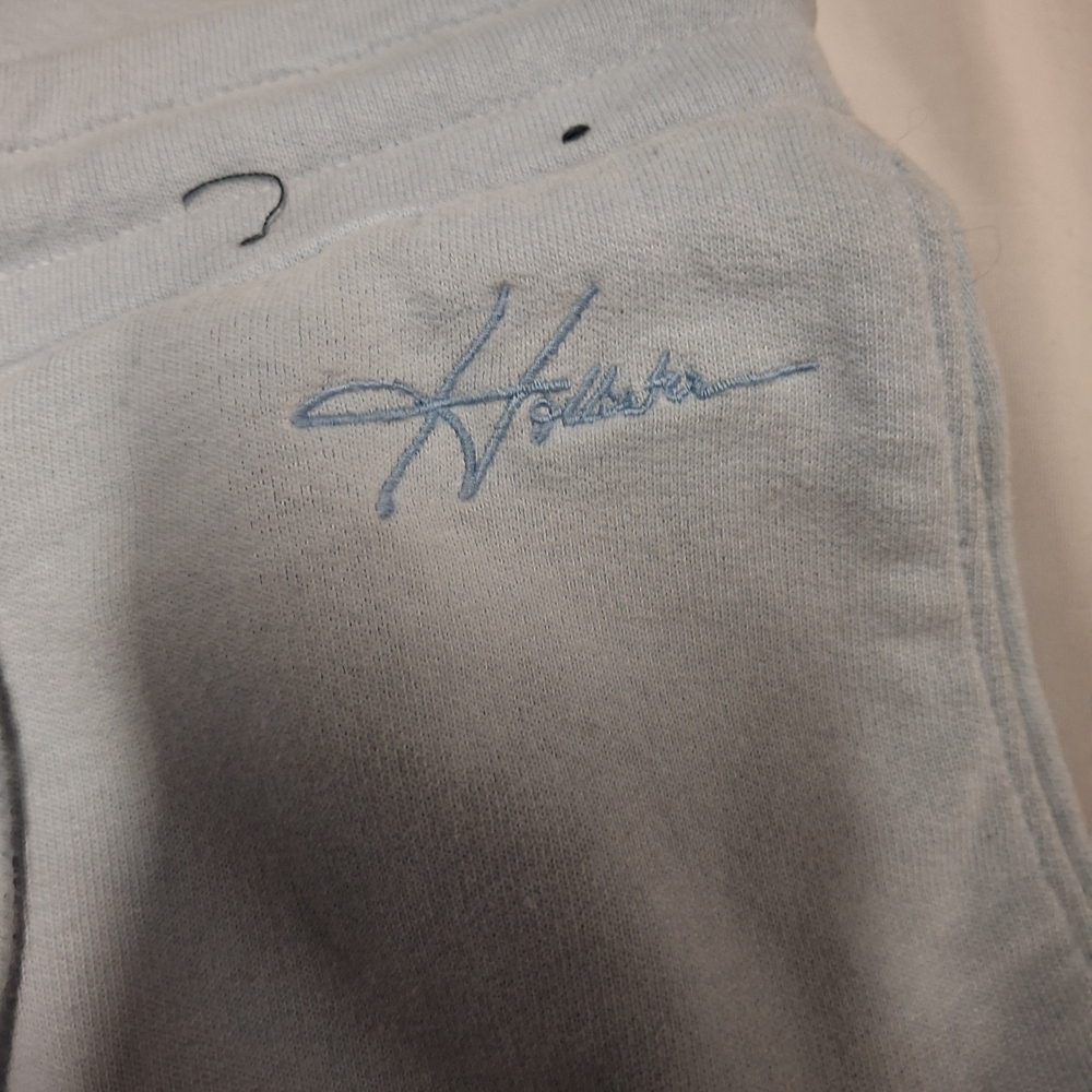 Hollister Men's Athletic Shorts - Light Blue, Black, Gray - Picture 12 of 14